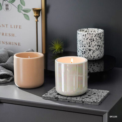 Wholesale Nordic porcelain candle jars